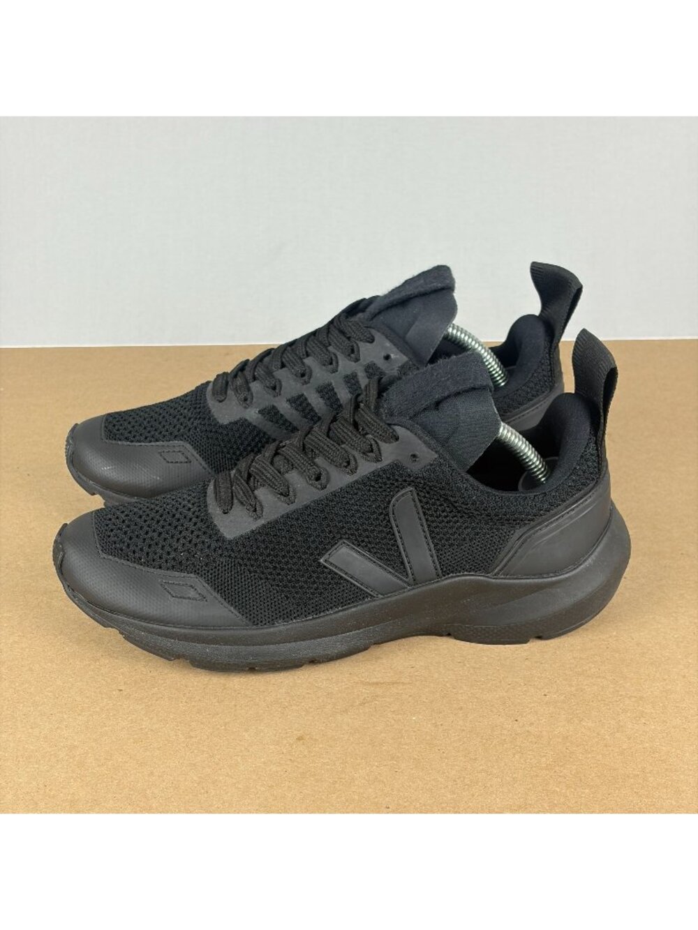 Veja x Rick Owens Performance Runner Womens 6 Black Athletic Running Shoes